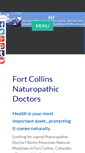 Mobile Screenshot of fortcollins-naturalmedicine.com