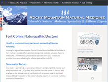 Tablet Screenshot of fortcollins-naturalmedicine.com